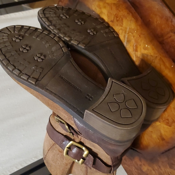 Naturalizer Brown Buckle Boots - Picture 6 of 13